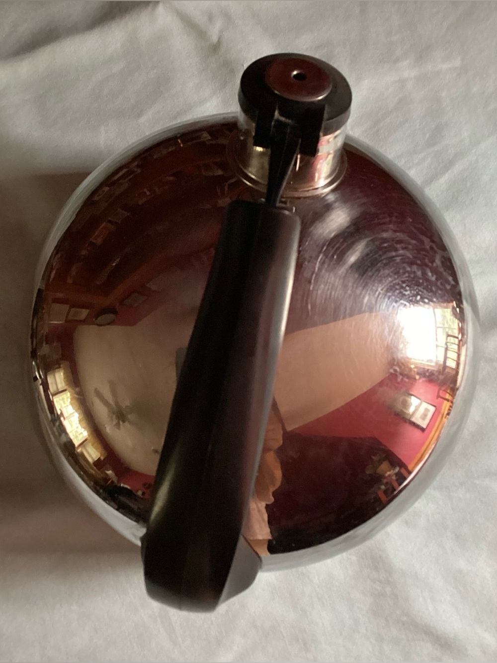 Vintage Revere Ware 7” Copper Bottom Whistling Tea Kettle